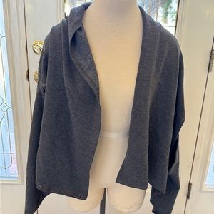 Soma 8 way fine fleece wrap. Heather Quartz color.